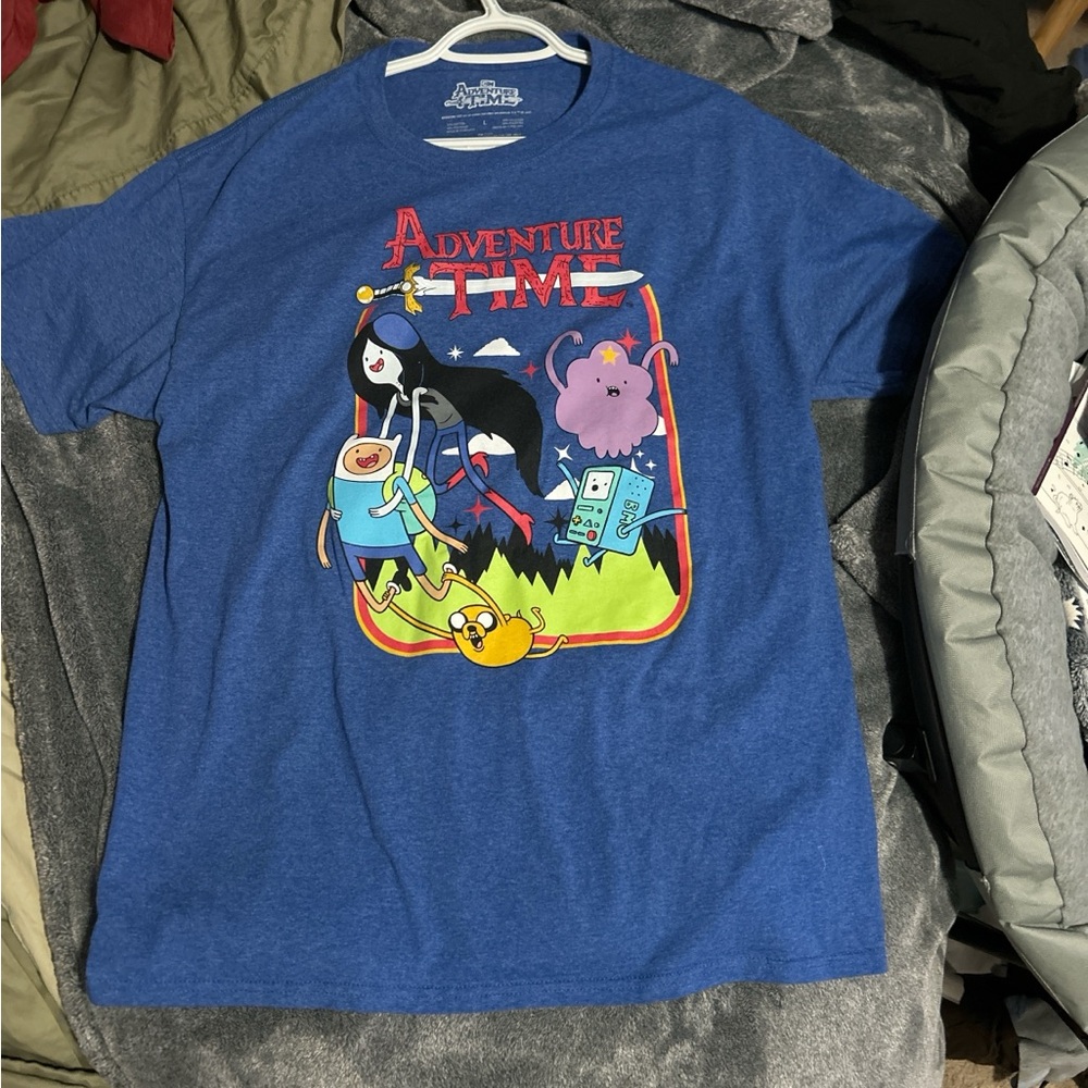 Adventure Time Kids T-Shirt with Colorful Characters